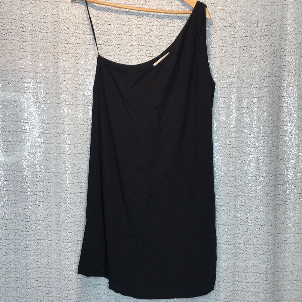 LOFT One Shoulder A-Line Dress